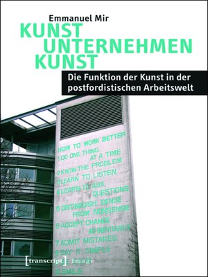 cover image of Kunst Unternehmen Kunst